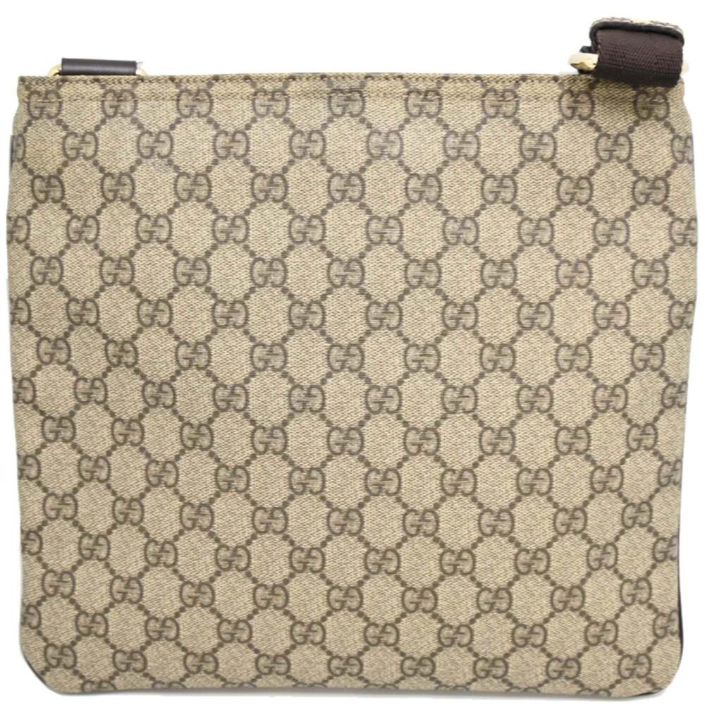 GUCCI Brown Coated Canvas Shoulder Bag - Picture 2 of 9